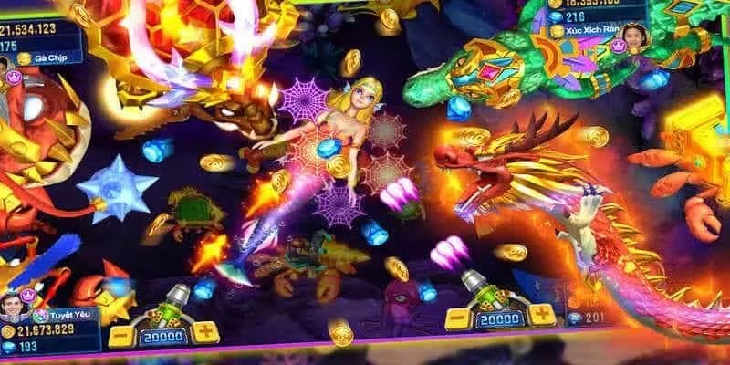 Những điểm đặc biệt của ngũ long bắn cá
